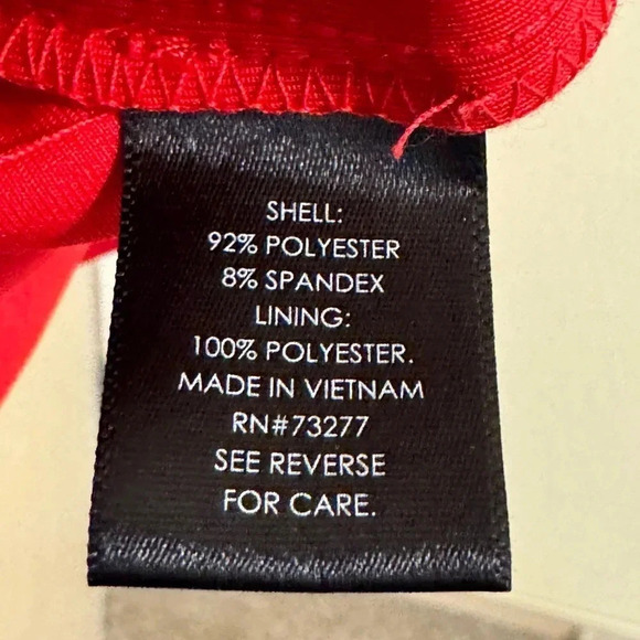 Jason Wu Ruby Red Ruffle Sleeveless NWT Dress Size Medium - Picture 7 of 10